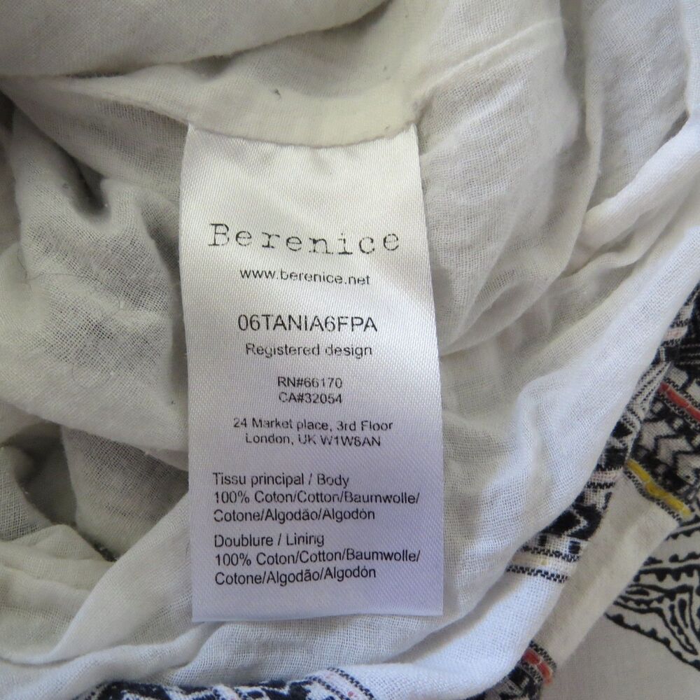 Anthropologie Berenice Embroidered Tania Romper 100% Cotton XS EUC - Picture 13 of 13